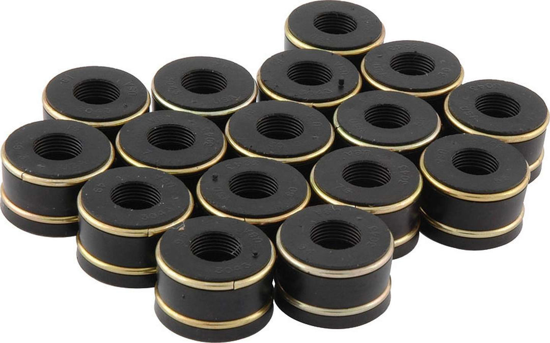 Allstar Valve Stem Seal Umbrella 11/32" Valve Stem 0.580" Guide Rubber Small Block Set of 16 ALL90235