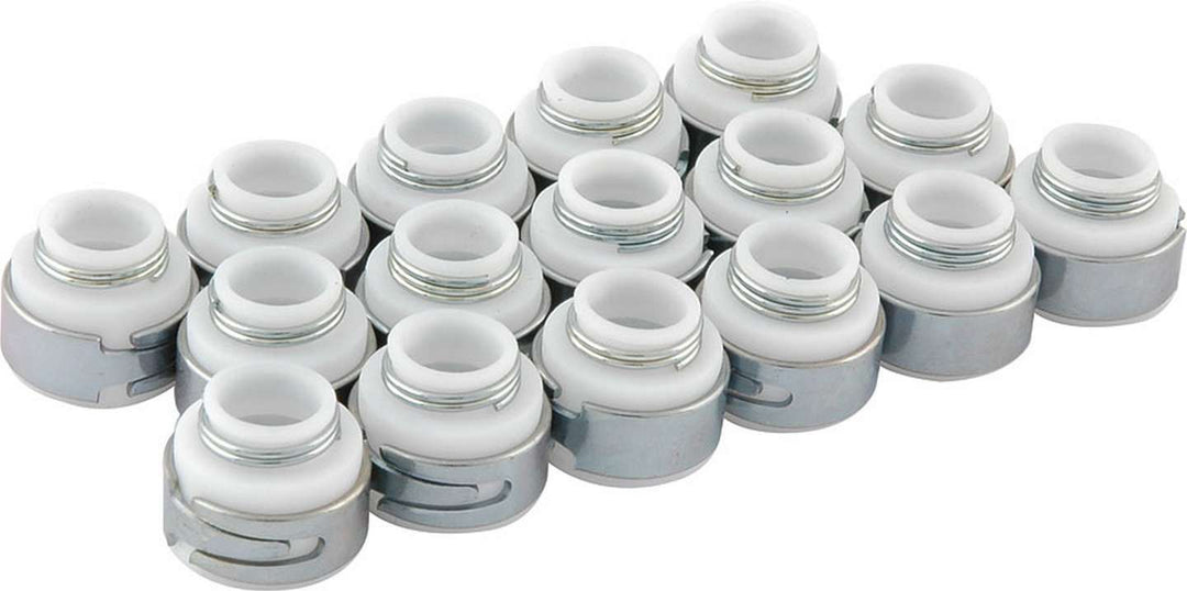 Allstar Valve Stem Seal Positive Stop 11/32" Valve Stem 0.600" OD 0.500" Guide OD PTFE Set of 16 ALL90241