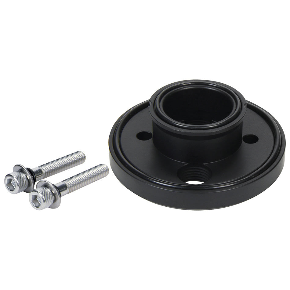 Allstar Remote Oil Filter Mount Bolt-On 1/2" Female Inlet 1/2" Female Outlet Aluminum Black ALL92025
