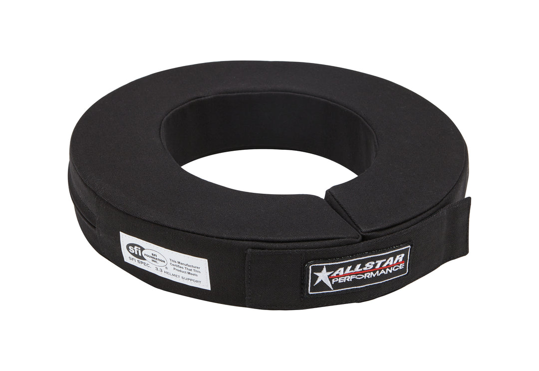 Allstar Neck Support 360 Degree SFI 3.3 Padded 19" Fire Retardant Cotton Black X-Large ALL921015