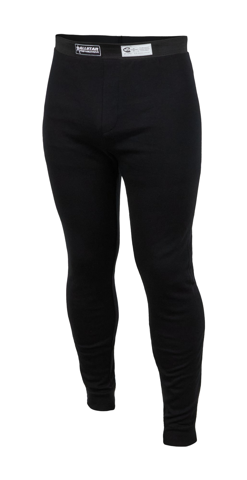Allstar Underwear Bottom SFI 3.3 Fire Retardant Blend Black Small ALL926211
