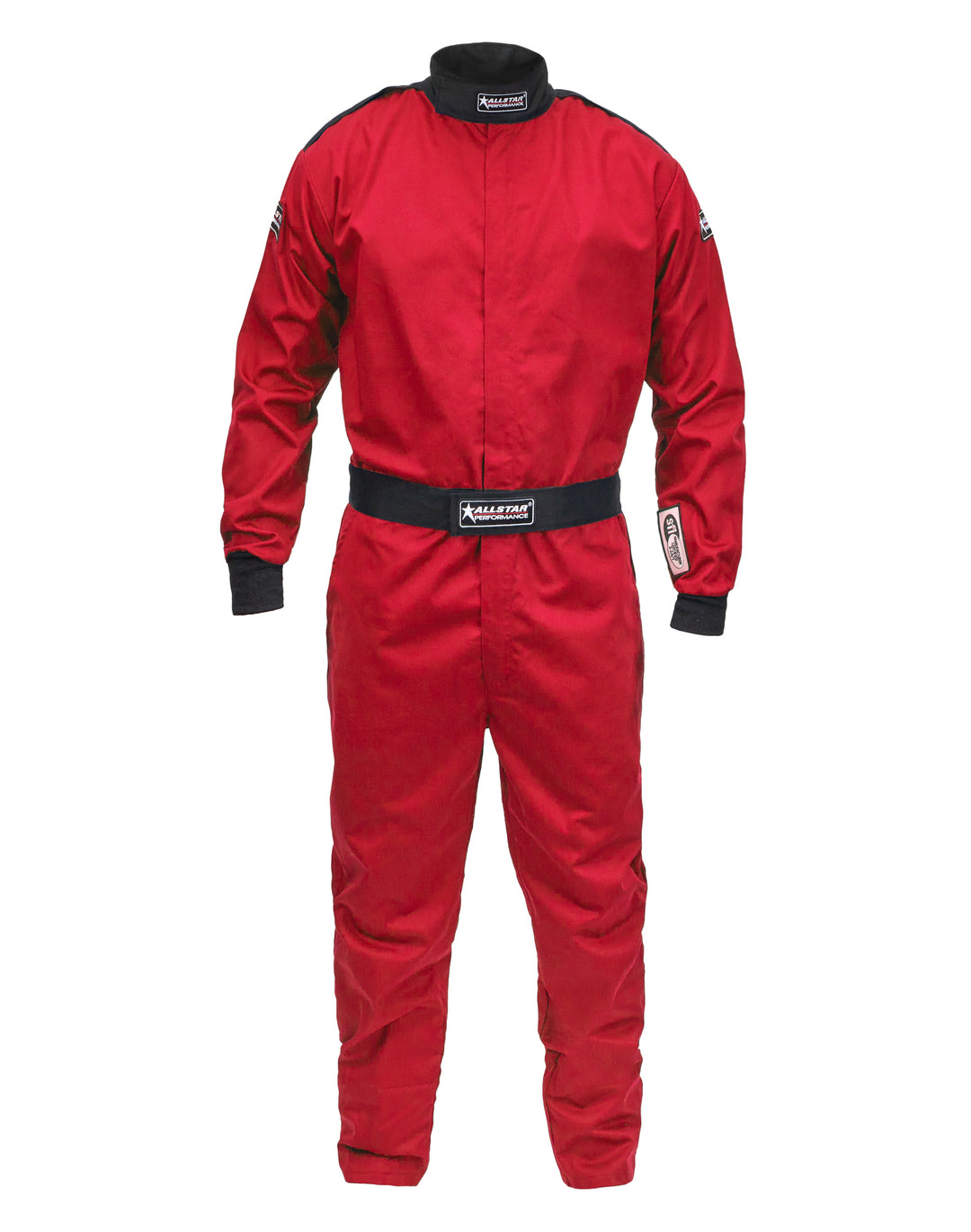 Allstar Driving Suit 1-Piece SFI 3.2A/1 Single Layer Fire Retardant Cotton Red X-Large ALL931075