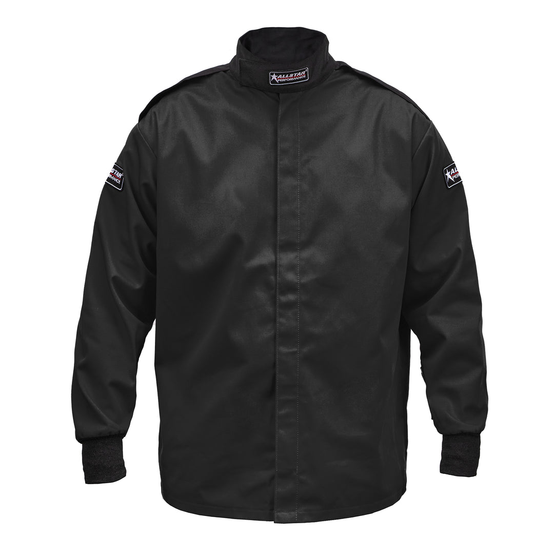 Allstar Driving Jacket SFI 3.2A/1 Single Layer Fire Retardant Cotton Black Medium ALL931112