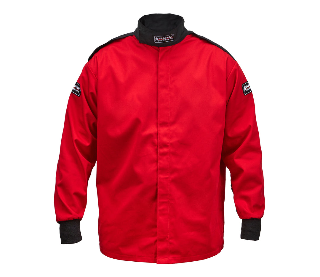 Allstar Driving Jacket SFI 3.2A/1 Single Layer Fire Retardant Cotton Red Small ALL931171
