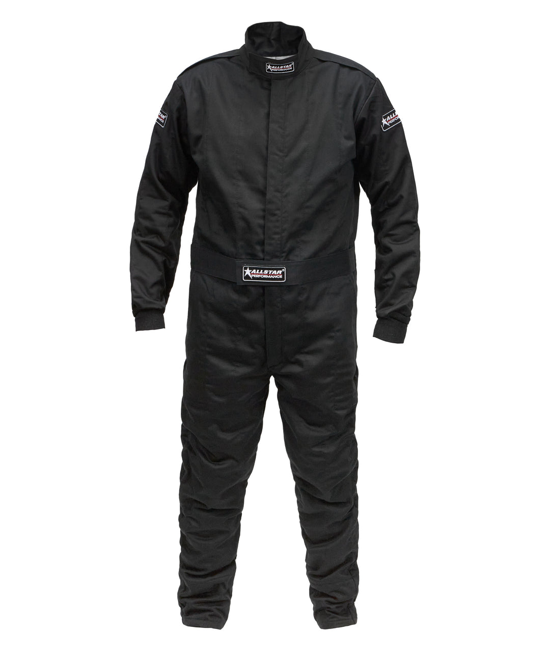 Allstar Driving Suit 1-Piece SFI 3.2A/5 Multi-Layer Aramid / Fire Retardant Cotton Black Large ALL935014