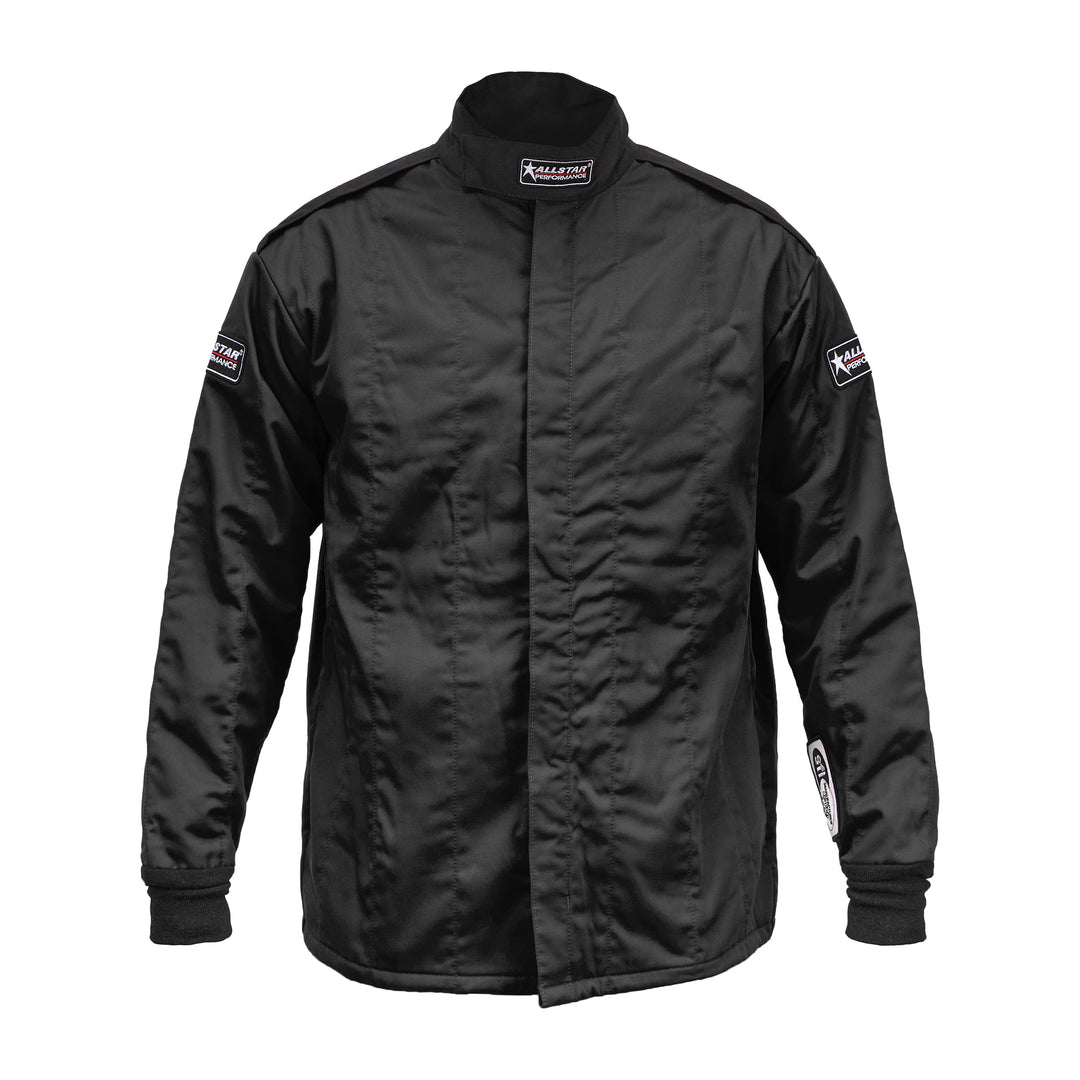 Allstar Driving Jacket SFI 3.2A/5 Multi-Layer Fire Retardant Fabric / Nomex Black 2X-Large ALL935116