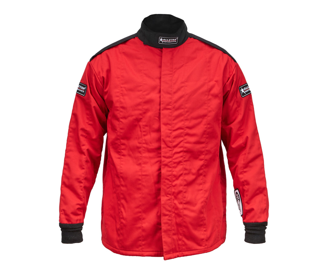 Allstar Driving Jacket SFI 3.2A/5 Multi-Layer Fire Retardant Fabric / Nomex Red Medium ALL935172