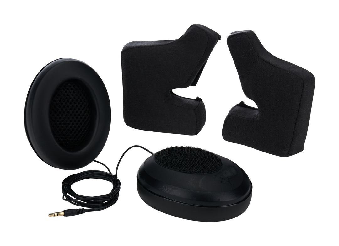 Allstar Headphones Helmet 36" Cord 3.5 mm Input Jack Hook and Loop Attachment Cheek Pads Kit ALL940718