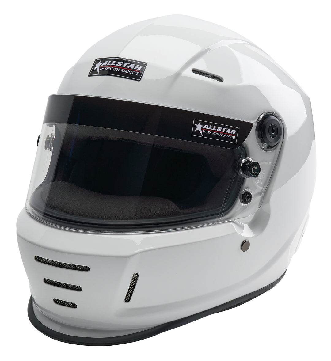 Allstar Helmet Series 40 Snell SA2025 Head and Neck Support Ready White X-Small ALL942030