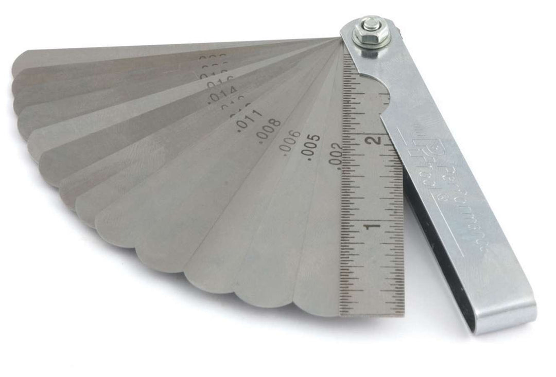 Allstar Feeler Gauge Straight SAE / Metric Sizing Steel Chrome / Natural Kit ALL96420