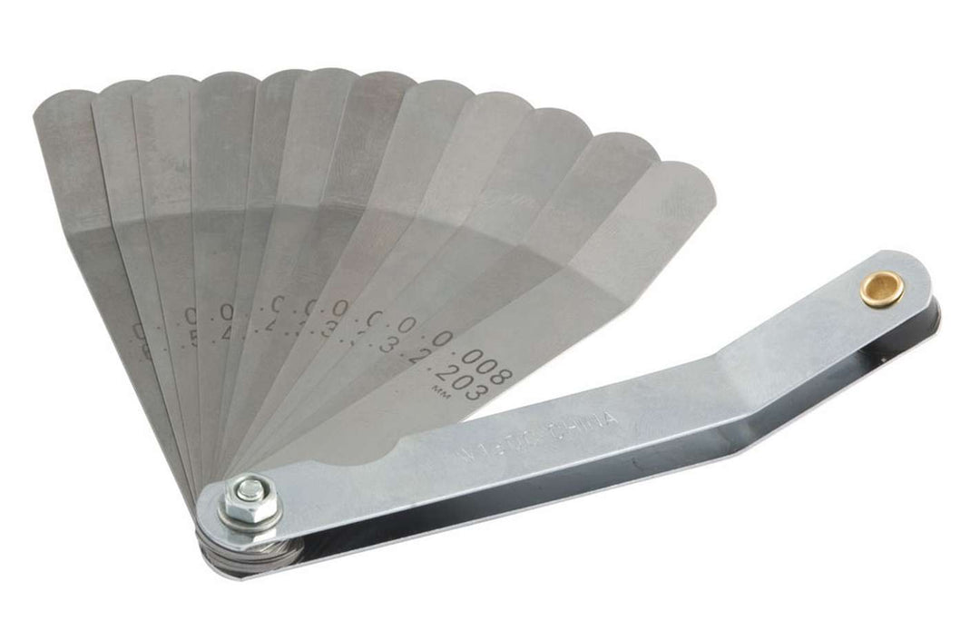 Allstar Feeler Gauge Angled SAE / Metric Sizing Steel Chrome / Natural Kit ALL96421