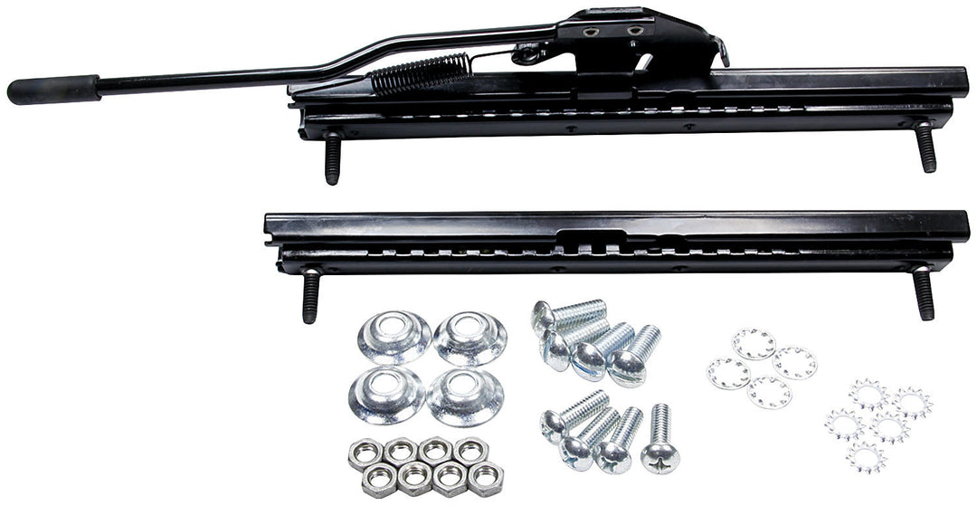 Allstar Seat Mount Adjustable Slider Steel Black Powdercoat Kit ALL98100