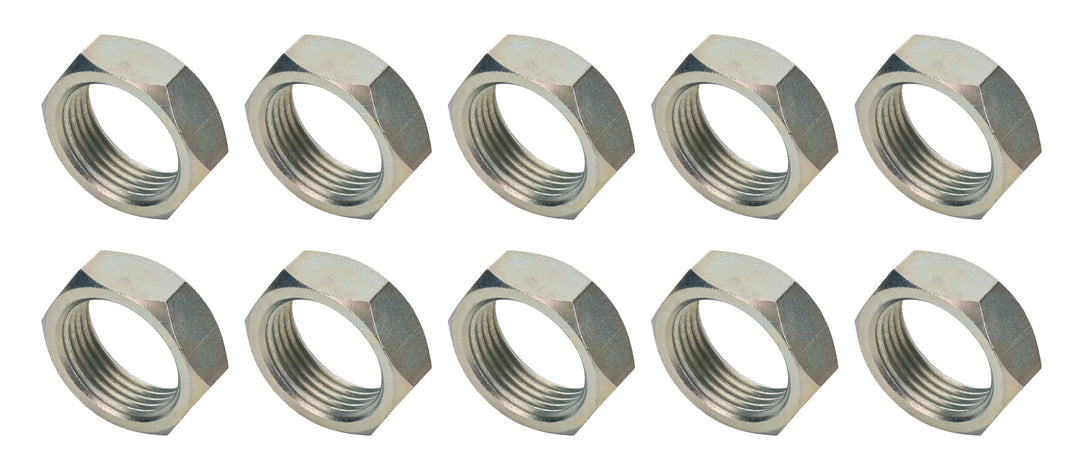 Allstar Nut 1-1/8"-12 Right Hand Thread Steel Cadmium Adjustable Panhard Bars Set of 10 ALL99052-10