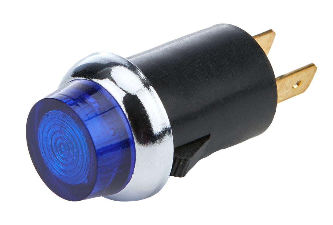 Allstar Warning Light 12V 3/4" Diameter Blue Universal ALL99063