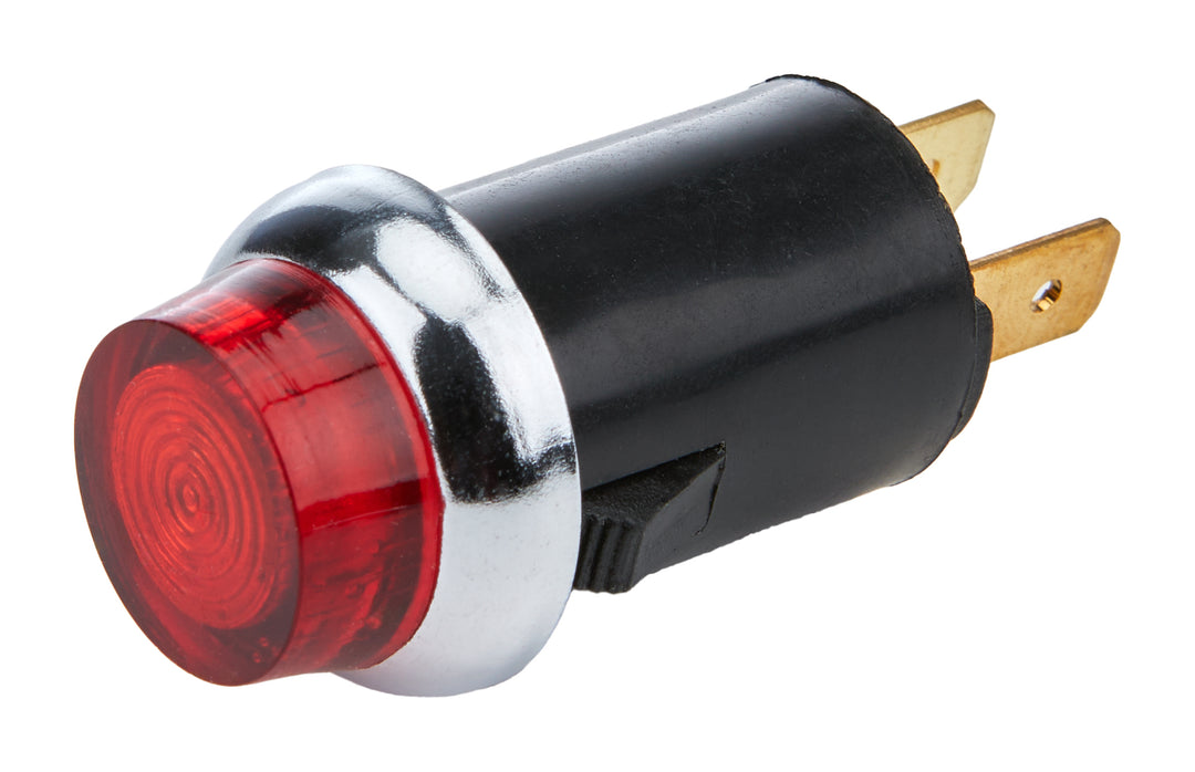 Allstar Warning Light 12V 3/4" Diameter Red Universal ALL99065