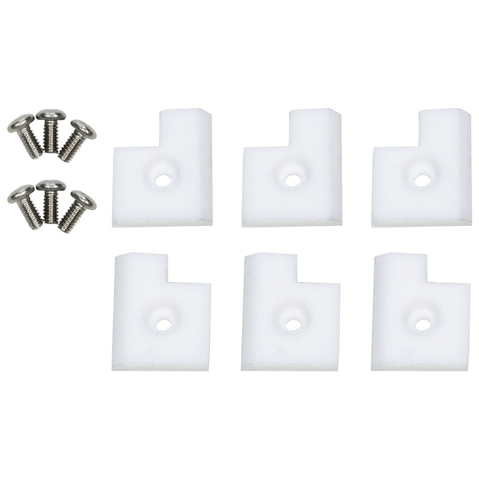 Allstar Tire Groover Pads Front Screws Plastic White Allstar Heated Tire Groover Set of 6 ALL99106