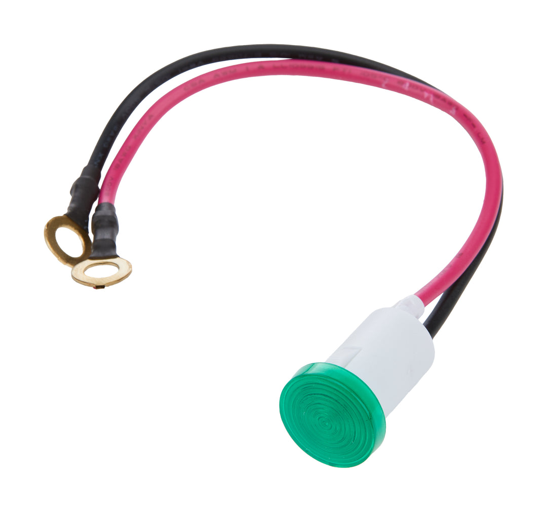 Allstar Warning Light 12V 1-2" Diameter Green Allstar Gauge / Switch Panels ALL99146