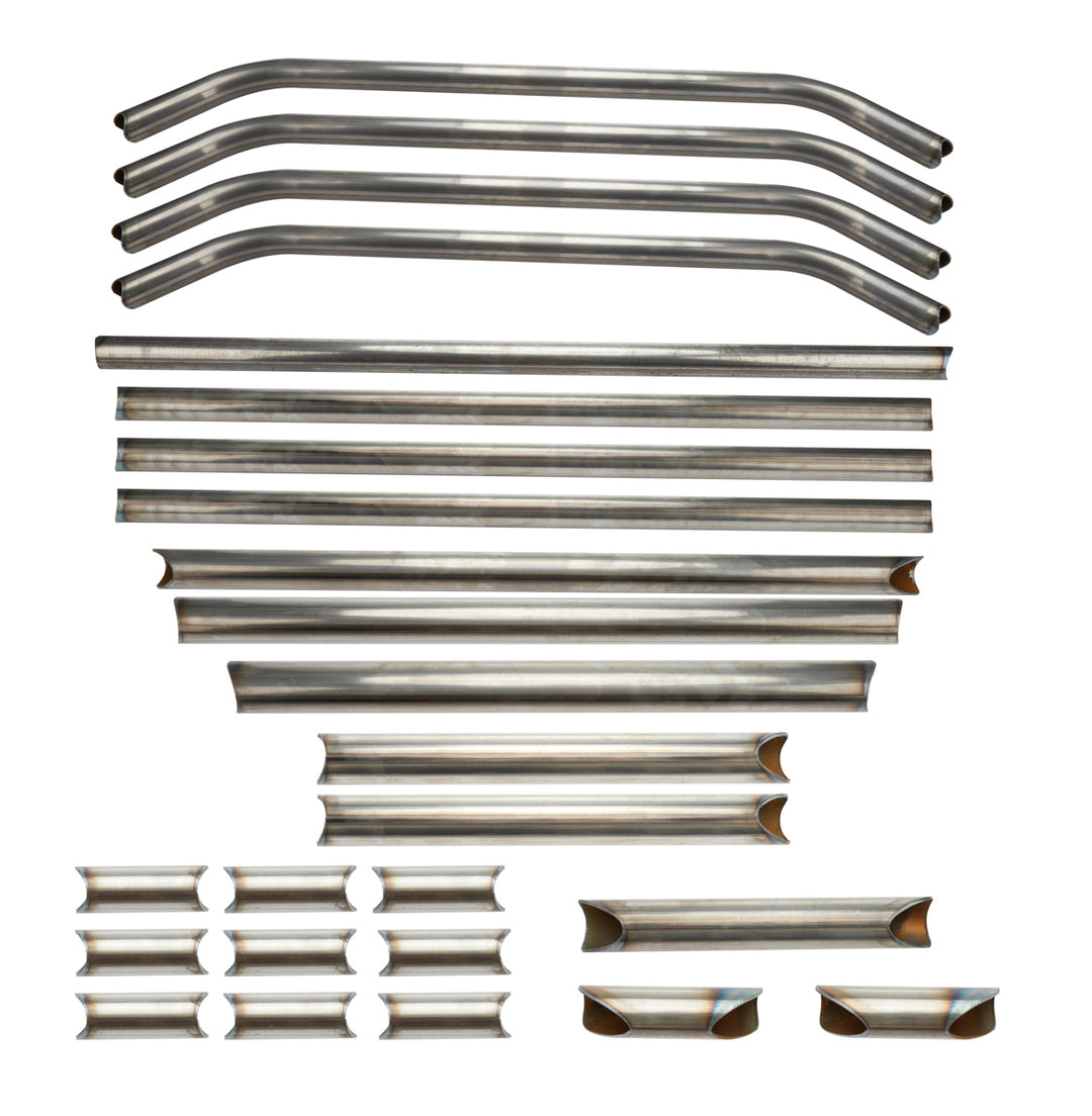 Allstar Roll Cage Strut Kit Component Box Steel Natural Deluxe Roll Cage Crown Vic Kit ALL99231