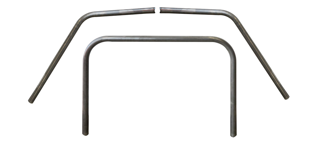 Allstar Halo and Windshield Post 1.75" Diameter 0.095" Wall Steel Natural Crown Vic Kit ALL99232