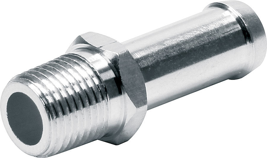 Allstar Fitting Adapter Straight 1/8" NPT Male to 5/16" Hose Barb Aluminum Natural ALL99312