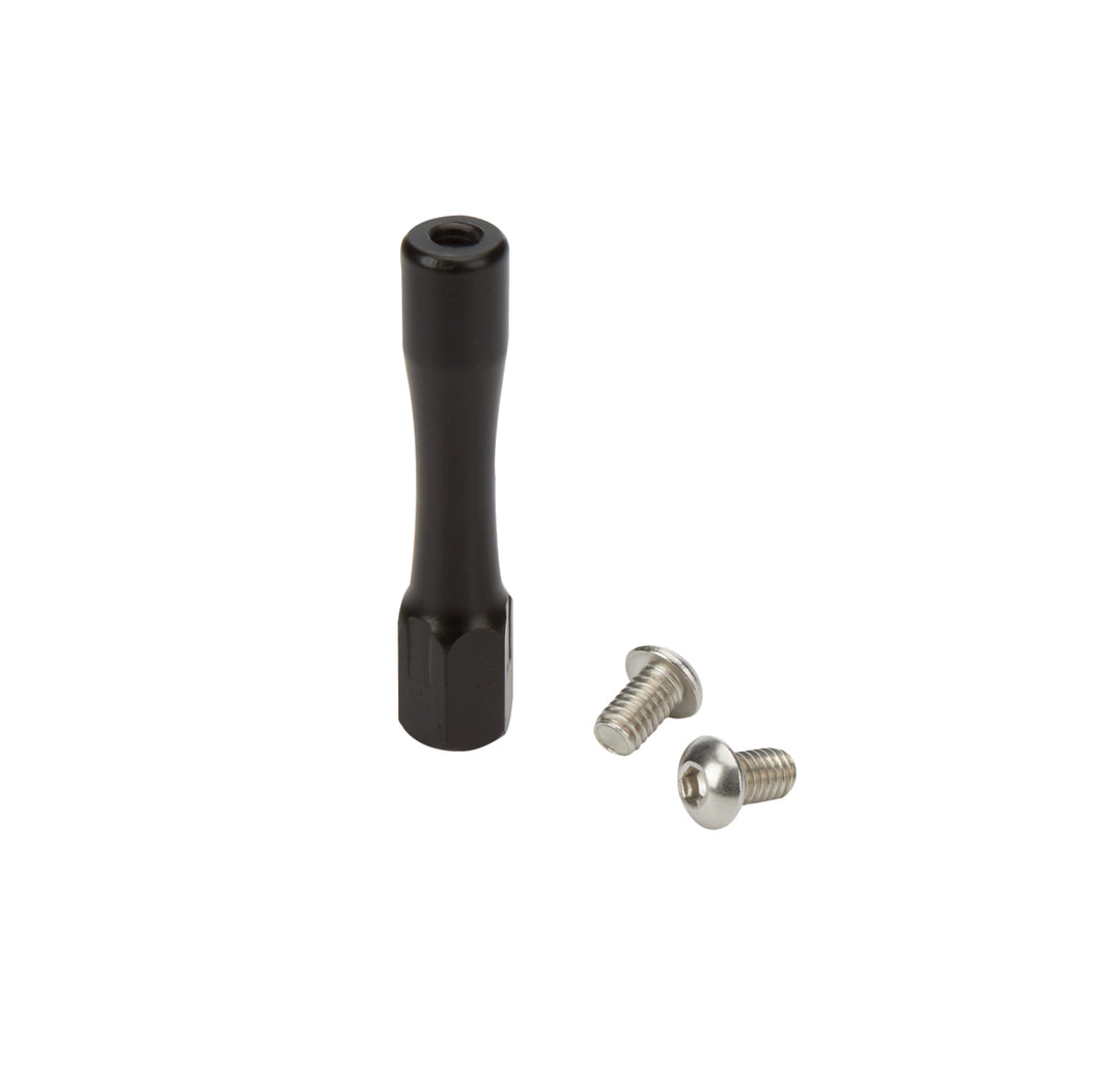 Allstar Scoop Tray Mount Spacer 5/16"-18 Thread 3-1/2" Aluminum Black Anodized Dominator ALL99323