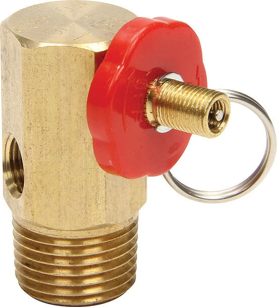 Allstar Compressed Air Tank Valve 1/2" NPT Male Outlet Manual Release / Schrader / Shutoff ALL99342