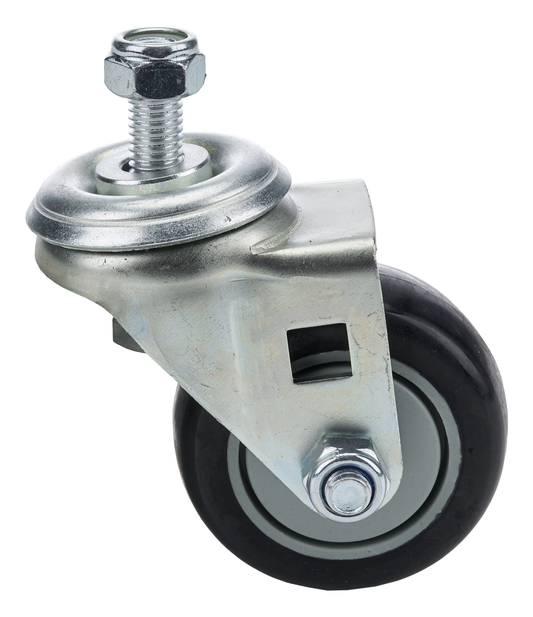 Allstar Chassis Dolly Caster 1/2" Studs 3" Wheels Rubber / Steel ALL99436