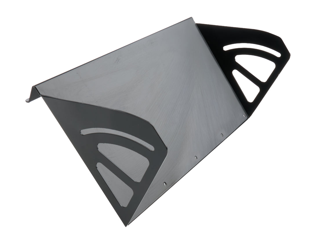 Allstar Spoiler 16 x 8" 1-Piece Aluminum Black Powdercoat Dirt Late Model / Modified ALL99452