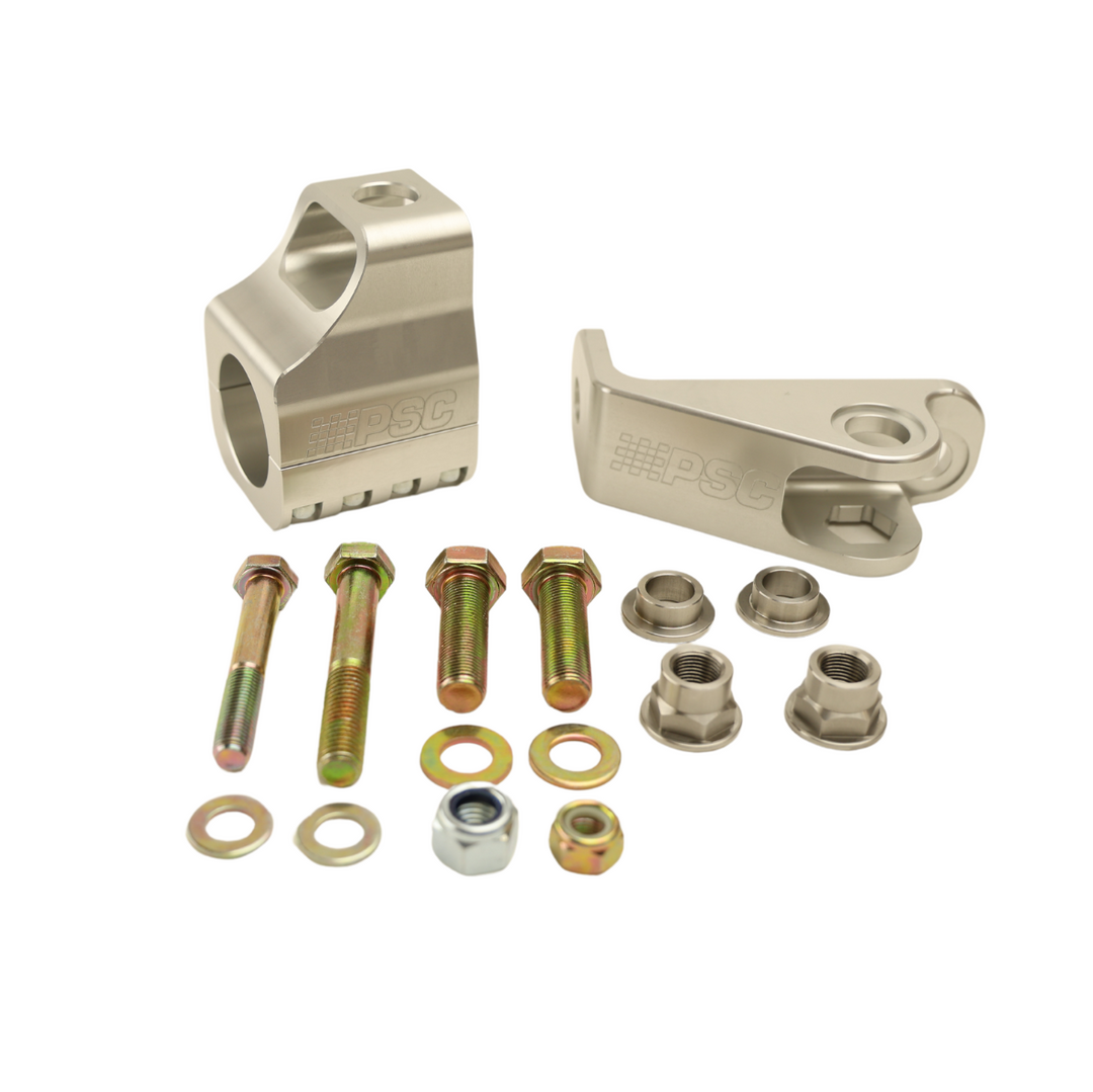 PSC Cylinder Assist Axle Mount Kit Jeep JL/JT Billet Aluminum 2" Tie Rod AMK43-2.0 | SKU AMK43-2.0