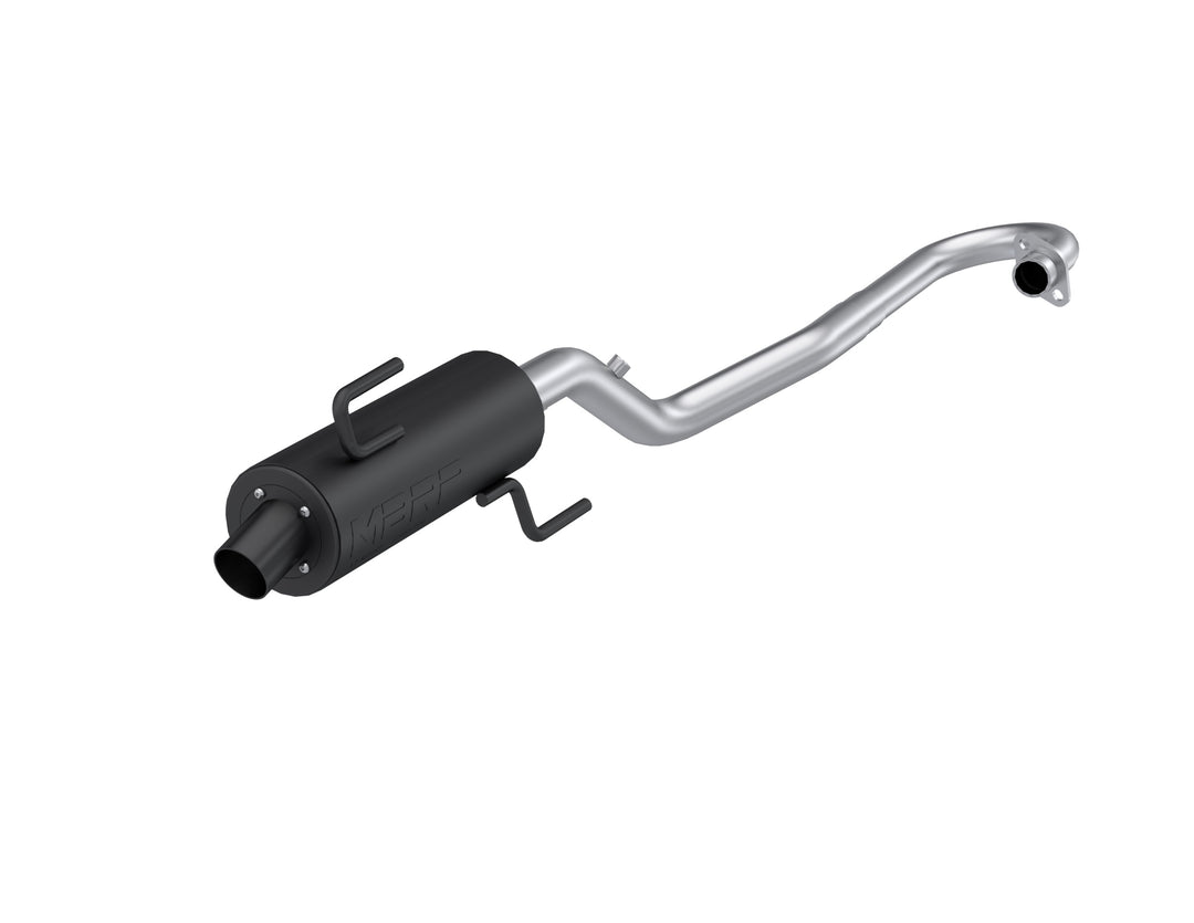 MBRP 2015-Up Honda Forman Rubicon 500/520/ Rancher 420 IRS Performance Slip-on Exhaust, Black-Coated AT-8111P