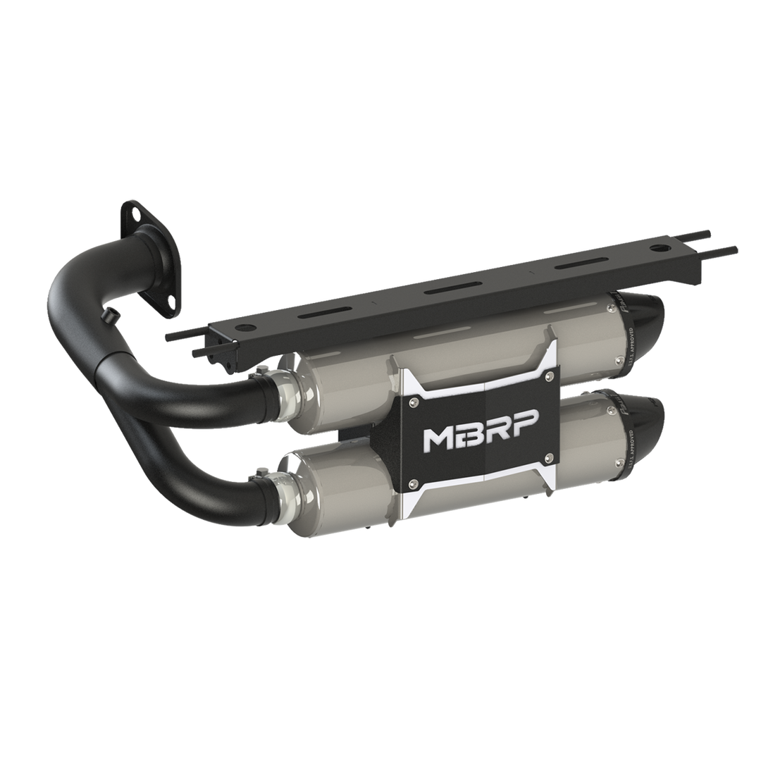 MBRP Stacked Dual Slip On Exhaust Pipe For 19-Up Honda Talon 1000 Performance Series AT-9110PT