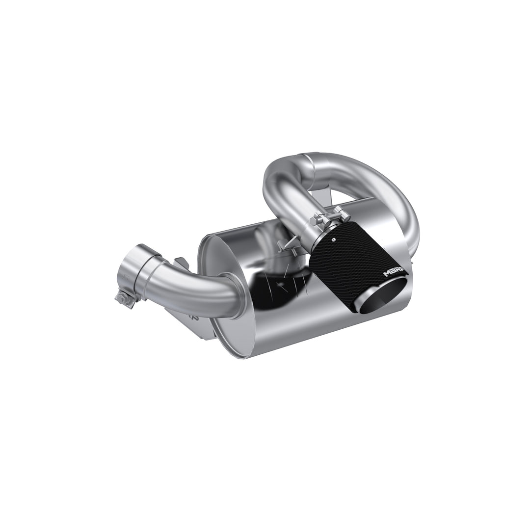 MBRP 21-Up CAN-AM Commander 1000R/ Maverick Sport 1000R Single Slip-on Center Exit Performance Series AT-9215PT