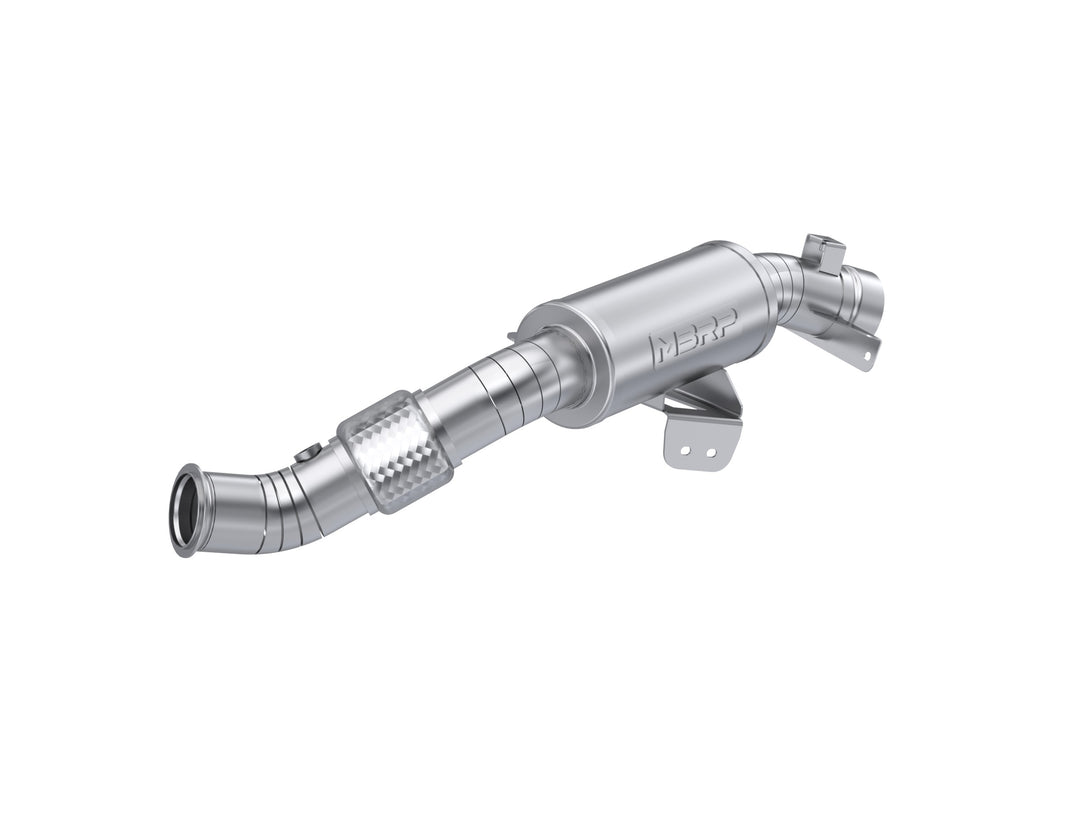MBRP 2024-Up Can-Am Maverick R Performance Series 3" Single Slip-on Turbo Back Exhaust System AT-9219PT