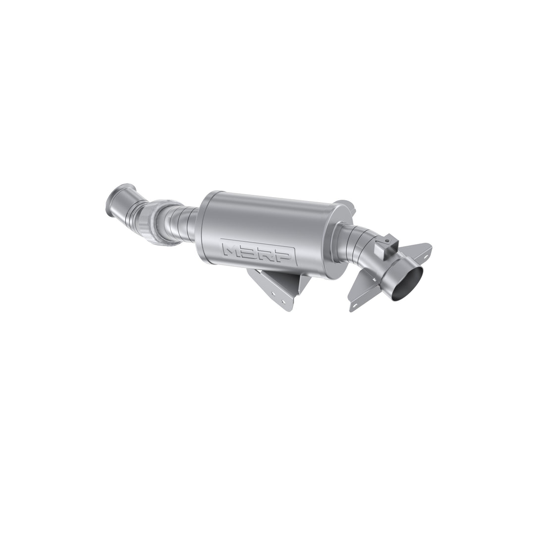 MBRP 24-Up Can-Am Maverick R, Performance Series Single Slip-on System with Catalytic Converter AT-9223PT