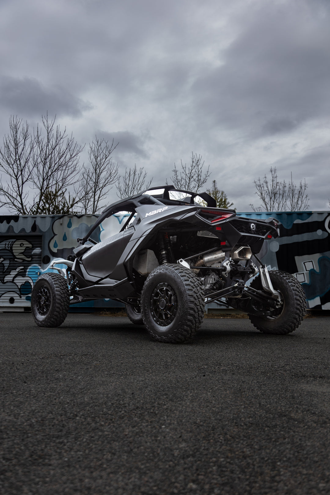 MBRP 24-Up Can-Am Maverick R, Performance Series Single Slip-on System with Catalytic Converter AT-9223PT