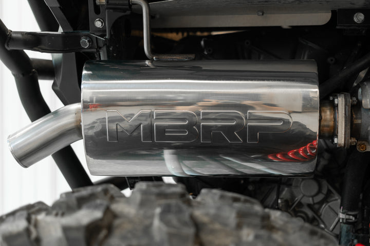 MBRP Slip-On System W/Sport Muffler For 20-Up Kawasaki Teryx KRX 1000 AT-9301SP