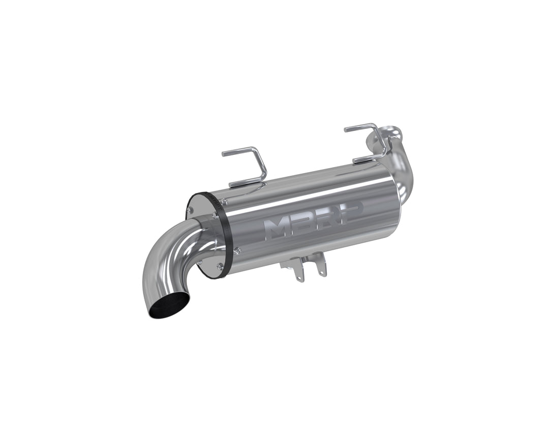 MBRP 5" ATV Performance Muffler Single Slip-On 17-Up Polaris Sportsman Performance Series AT-9525PT