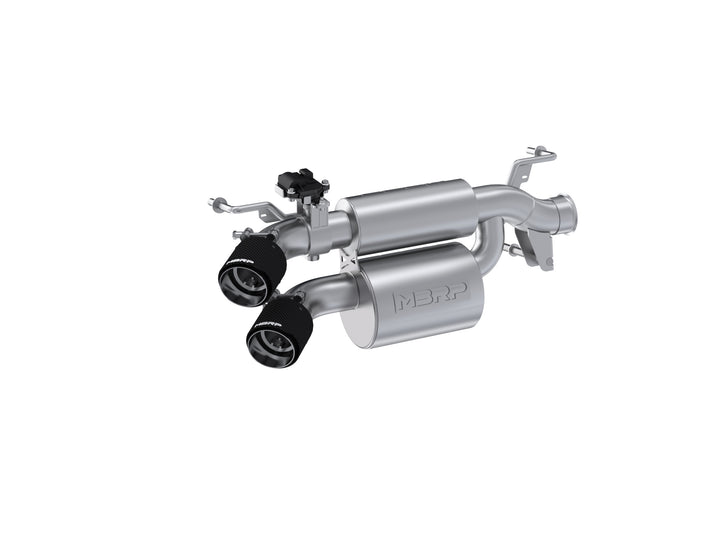 MBRP 2024-Up Polaris RZR XP 1000 Slip-on Stacked Dual-out Active Performance Exhaust AT-9536AS