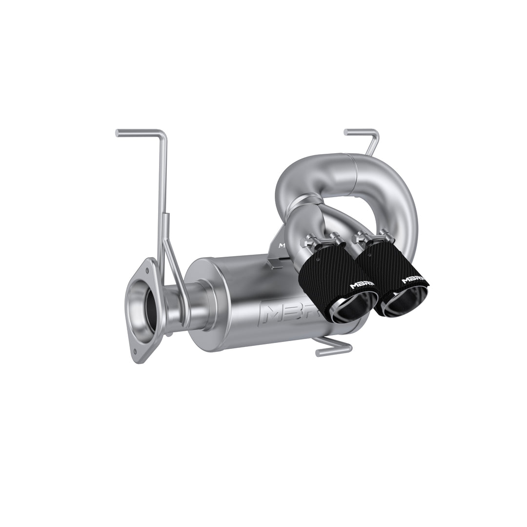 MBRP 22-Up Polaris RZR Pro R, Performance 6" Single Slip-On, Dual Outlet with CF Tips and Catalytic AT-9541PT