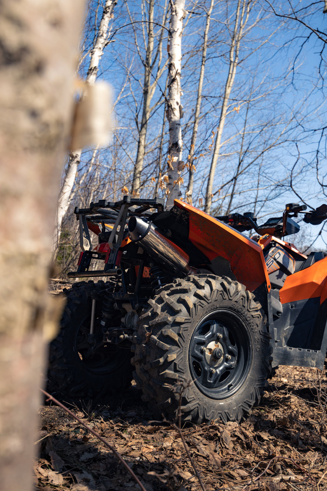 MBRP 2013-Up Polaris Scrambler 850 Performance Series Single Slip-on Exhaust System AT-9542PT