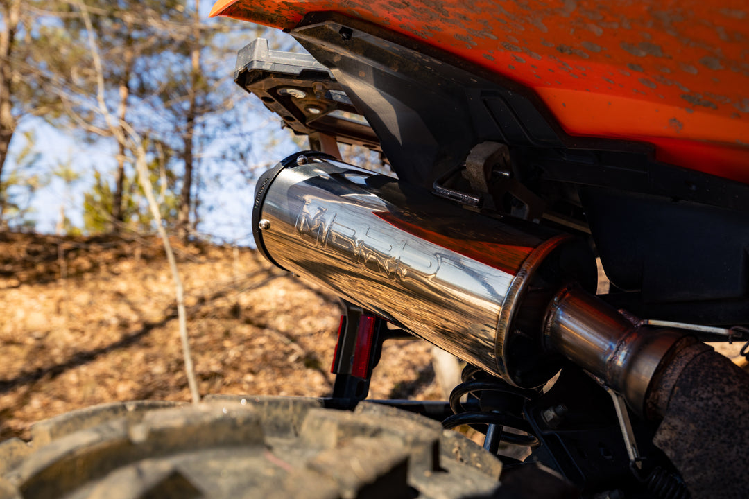 MBRP 2013-Up Polaris Scrambler 850 Performance Series Single Slip-on Exhaust System AT-9542PT