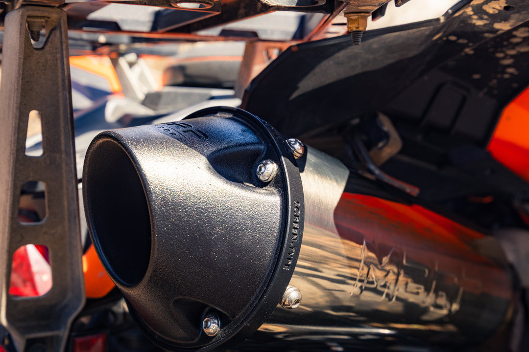 MBRP 2013-Up Polaris Scrambler 850 Performance Series Single Slip-on Exhaust System AT-9542PT