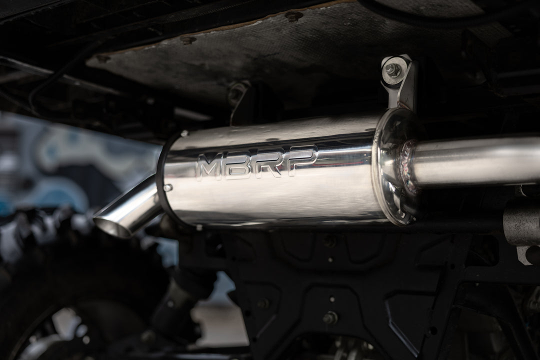 MBRP 2015-Up Polaris Ranger 500/570 5" Single Slip-on System, Performance Series AT-9544PT