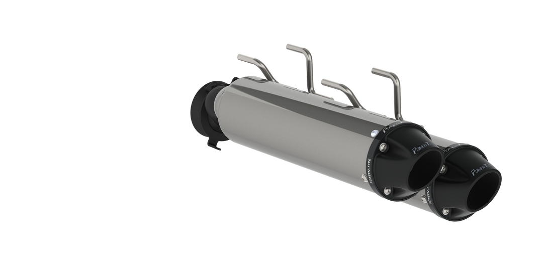 MBRP Stacked Dual Slip On Exhaust Pipe Performance Series For 15-19 Arctic Cat WildCat X Models AT-9706PT