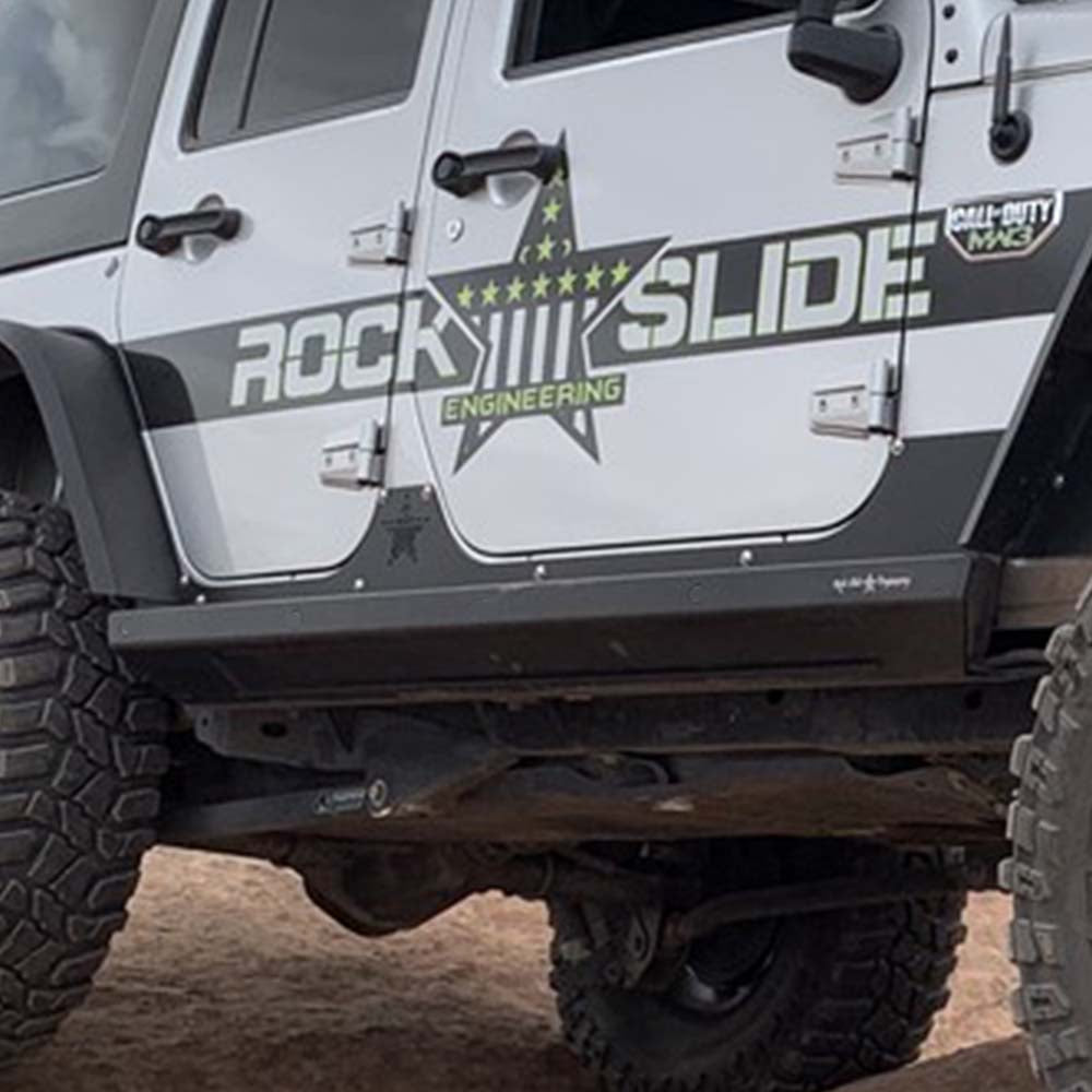 JK 4 Door Step Slider Rocker Guards Rock Slide Engineering AX-SS-RG-JK4