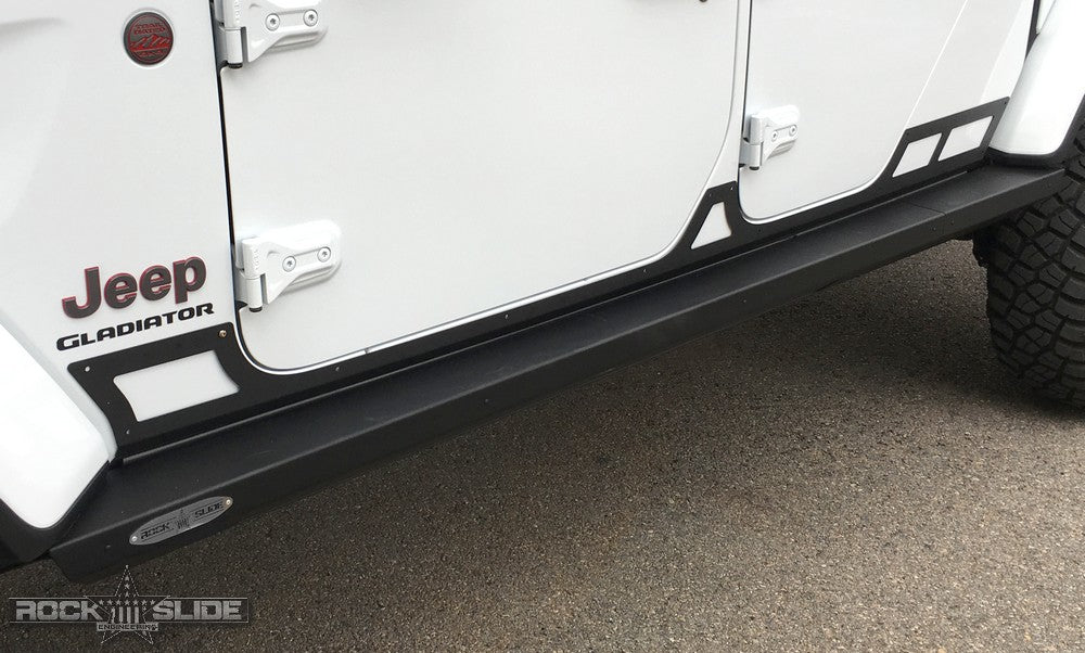 JT Step Slider Rocker Guards Rock Slide Engineering AX-SS-RG-JT4
