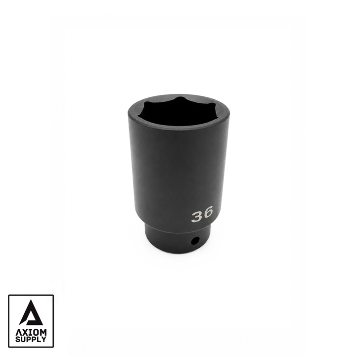 Axiom Supply Axle Nut 36mm Impact Deep Socket