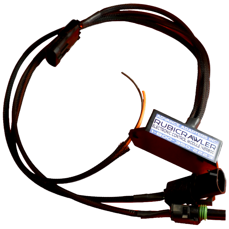 Advance Adapters RubiCrawler Control Module 42R800 wiring harness kit for Jeep Wrangler Rubicon