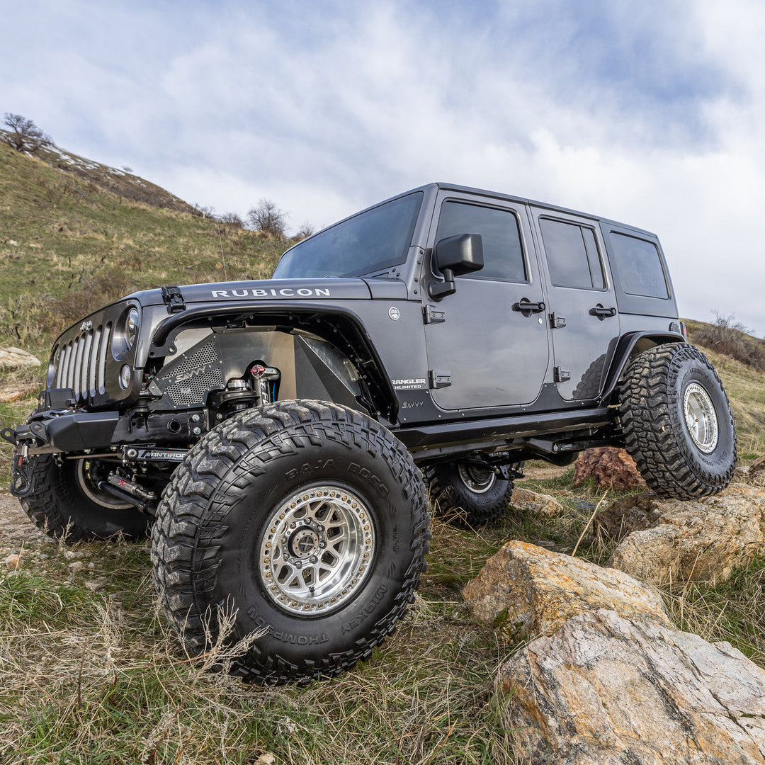 Savvy Rocker Armor Trim Kit (Lightweight Aluminum) - 2007-2018 Jeep JKU