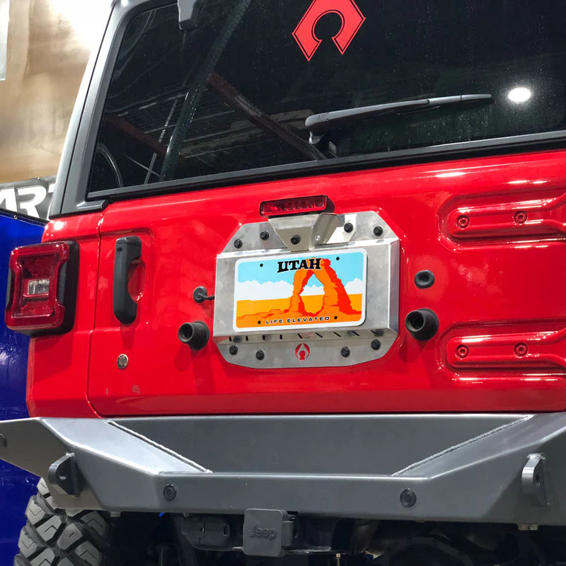 Artec Industries JL Spare Tire Delete Kit - Bare Aluminum